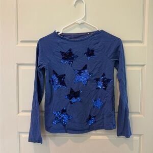 Boden Blue Long Sleeve Tees Casual Collection